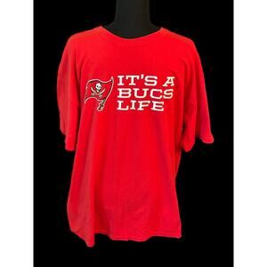 Tampa Bay Buccaneers NFL Men's T-Shirt XL Football Its A Bucs Life Veterans